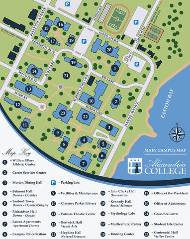 Alexandria College - Campus Map (from IGNITE)